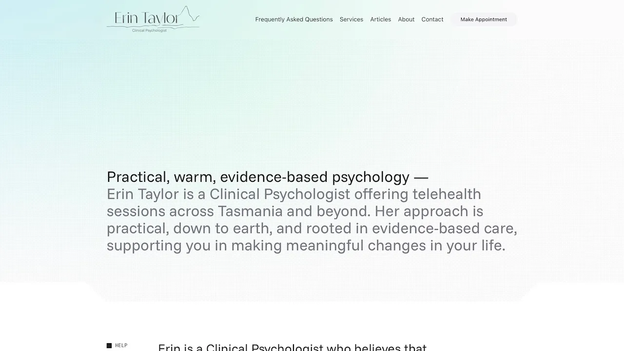 Erin Taylor Clinical Psychologist