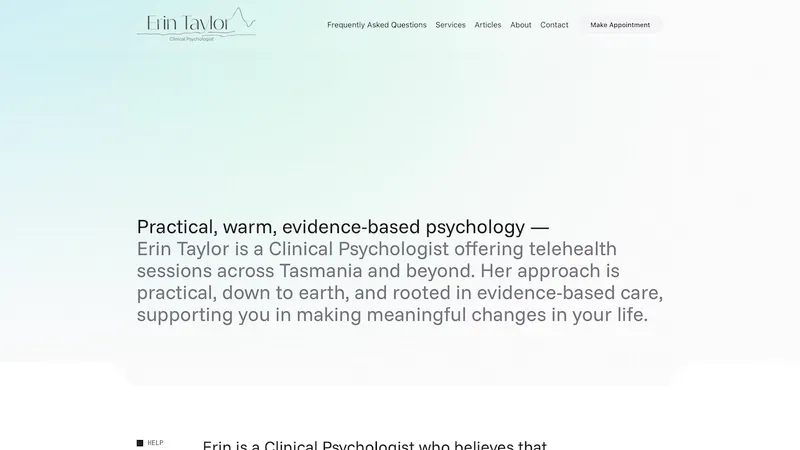 Erin Taylor Clinical Psychologist