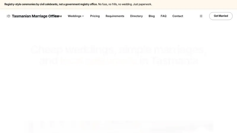 Marriage Office — marriage services across Australia